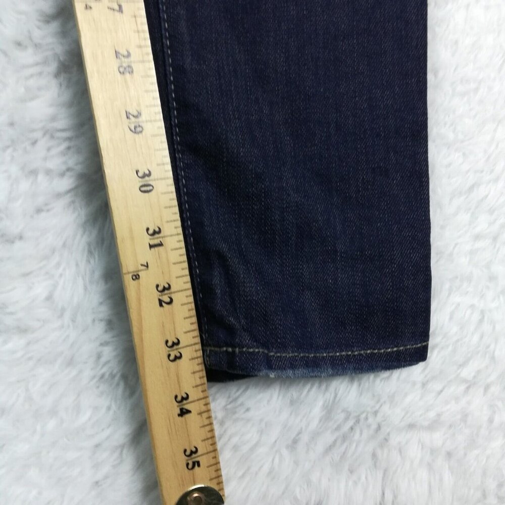 Mavi Womens Jeans Serena Super Skinny Blue Denim Dark Wash Ripped Stretch 28 - Picture 10 of 14